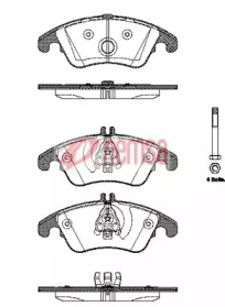 Комплект тормозных колодок METZGER 1304.00